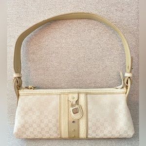 LIZ CLAIBORNE Cream Handbag